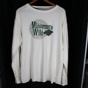 J. America NHL Minnesota Wild Hockey Pullover Sweatshirt/Sweater - Size XL